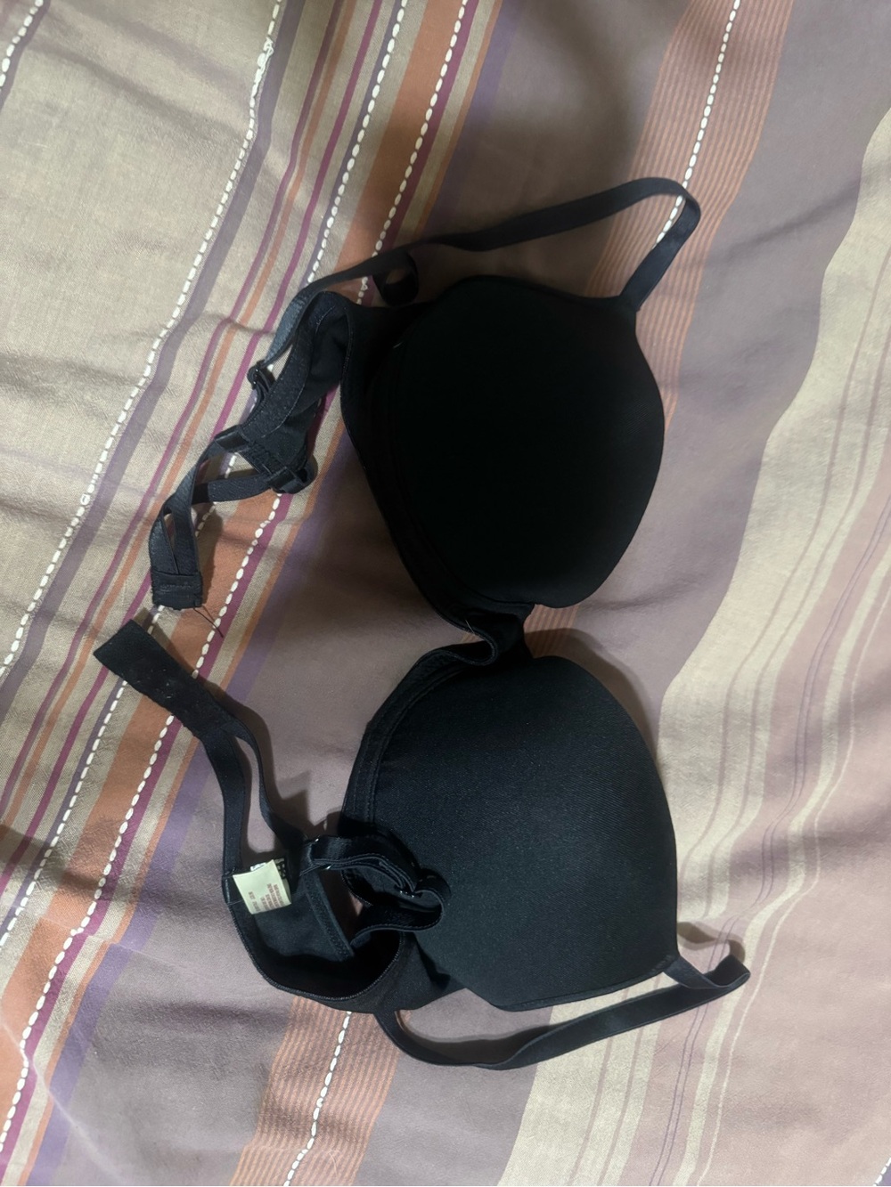 SO Black Padded T-Shirt Bra